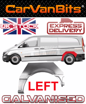 For Mercedes Vito Viano W639 Swb Lwb 03 10 Rear Wheel Arch Repair Panel Left 375147574716