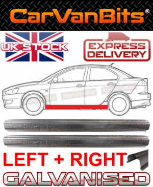 For Mitsubishi Lancer 07 Sill Repair Body Rust Outer Panel Pair 374373692986