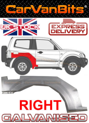 For Mitsubishi Pajero Iii 99 06 3 Door Rear Wheel Arch Wing Repair Body Panel 374014417156