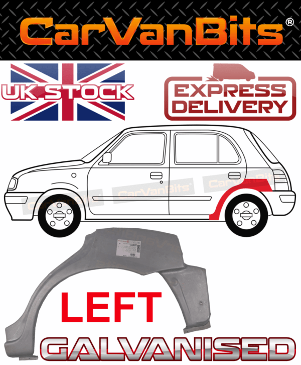 For Nissan Micra K11 5 Door 92 03 Rear Wheel Arch Repair Body Rust Panel Left 375190838036