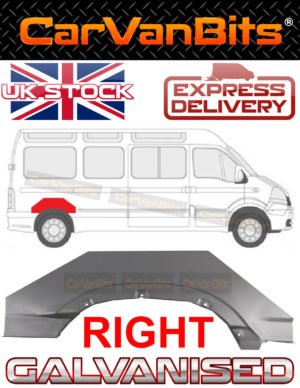 For Renault Master Vauxhall Movano Interstar 98 10 Rear Wheel Arch Repair Panel 374023943036