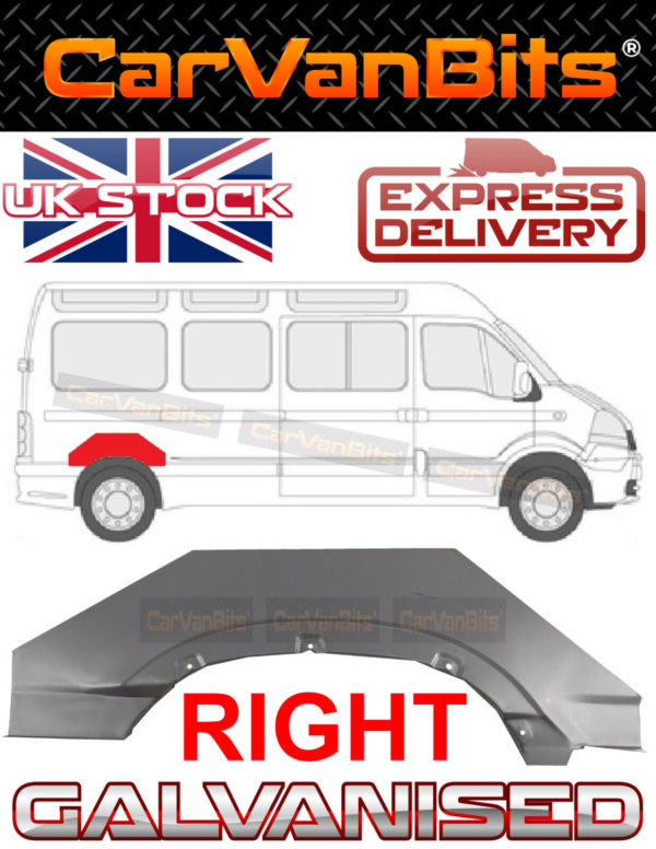 For Renault Master Vauxhall Movano Interstar 98 10 Rear Wheel Arch Repair Panel 374023943036