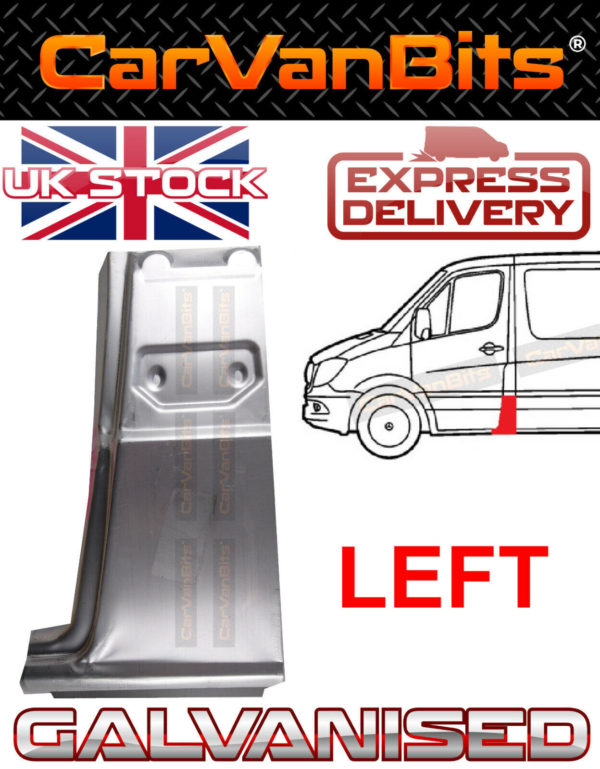 For Sprinter Vw Crafter 06 18 B Pillar Middle Sill Repair Panel Behind Cabin Lef 374065460446