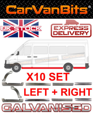 For Sprinter Vw Lt 95 06 Lwb Front Rear Wheel Arch Body Repair Panel Low Set X10 374406553516