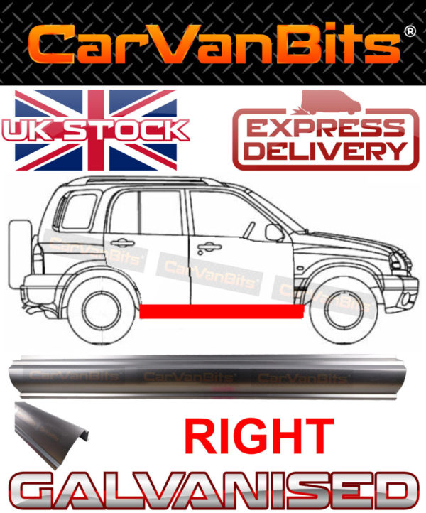 For Suzuki Grand Vitara Ft Gt 97 05 5d Sill Repair Body Outer Rust Panel Right 374191860636