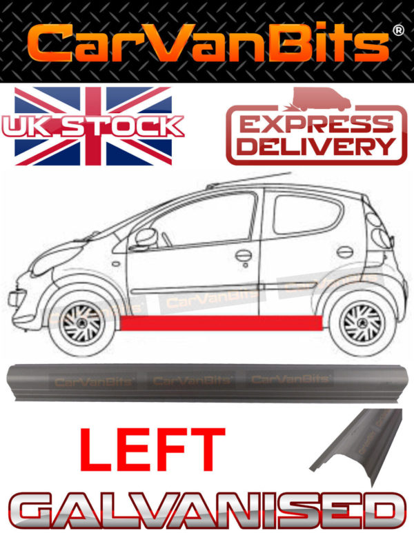 For Toyota Aygo 05 12 Sill Repair Body Rust Outer Panel 158cm Left 373992471196