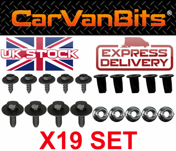 For Toyota Yaris Xp10 99 06 Undertray Under Engine Cover Clip Kit Fixing Clips 375430894046