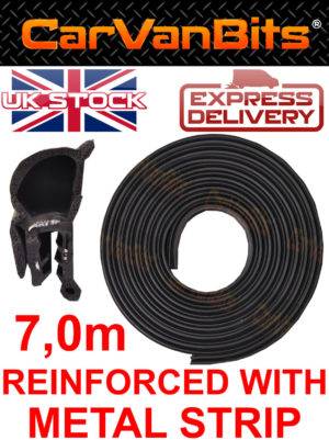 For Volkswagen Vw T5 03 15 Rear Door Weatherstrip Rubber Seal 7m 374187613866