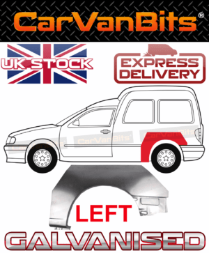 For Vw Caddy Ii Seat Inca 95 04 Rear Wheel Arch Wing Repair Body Panel Left 375172095926