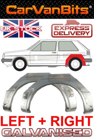 For Vw Golf 2 Mk2 83 92 3d Rear Wheel Arch Repair Rust Body Panel Fender Pair 373939819246