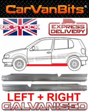 For Vw Polo 6n Hatchback 3 Door 94 99 Full Sill Repair Body Rust Panel Pair 374378339696