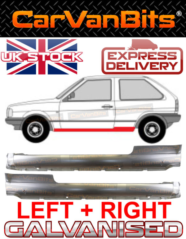 For Vw Polo 86c 3 Door 81 94 Full Sill Repair Body Rust Outer Panel Pair 374386909516