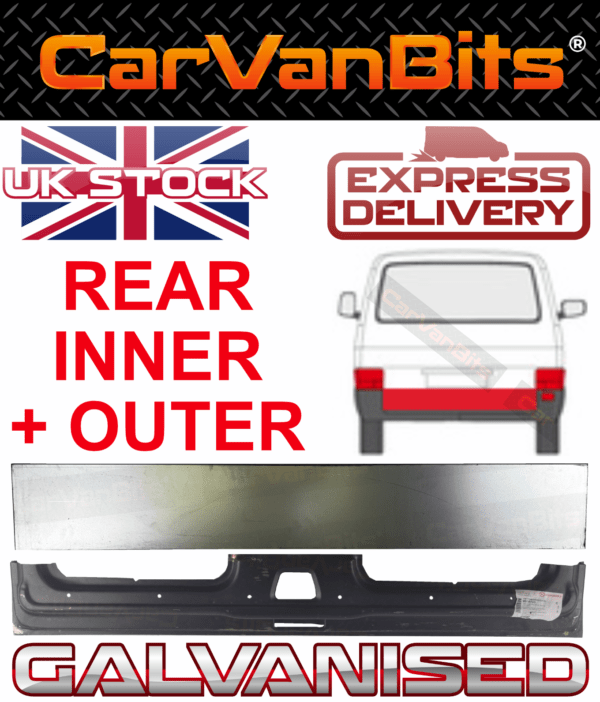 For Vw T4 Transporter 90 03 Rear Door Lid Tailgate Repair Panel Inner Outer 375387569866