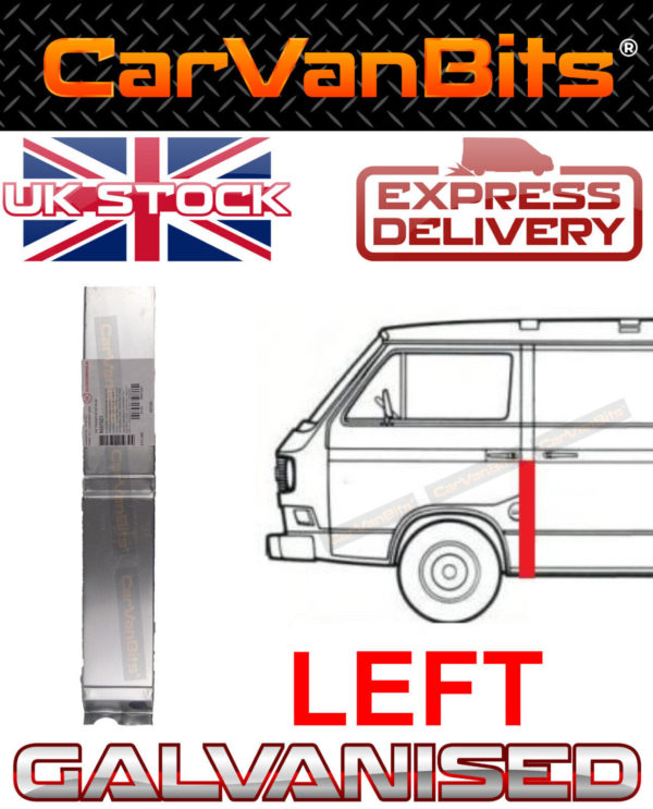 For Vw Transporter T3 79 92 B Post Pillar Side Repair Plating Lower Panel Left 373645927426