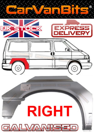 For Vw Transporter T4 Swb 90 03 Rear Wheel Arch Wing Fender Repair Panel Right 373639256086