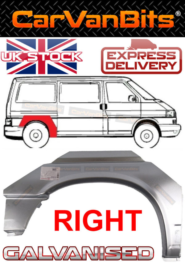 For Vw Transporter T4 Swb 90 03 Rear Wheel Arch Wing Fender Repair Panel Right 373639256086