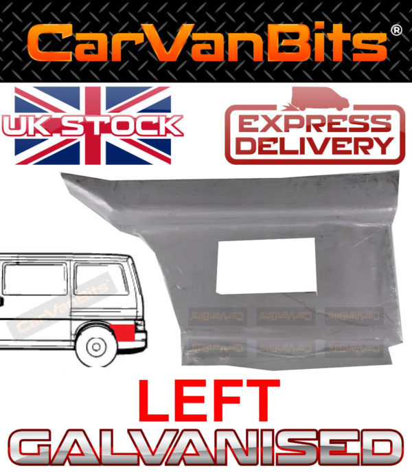 For Vw Transporter T4 Swb Lwb 90 03 Behind Rear Wheel Arch Wing Repair Panel Lef 374084270726