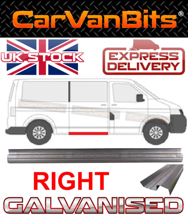 For Vw Transporter T5 03 15 Swb Lwb Under Sliding Door Body Repair Panel Right 374350149416