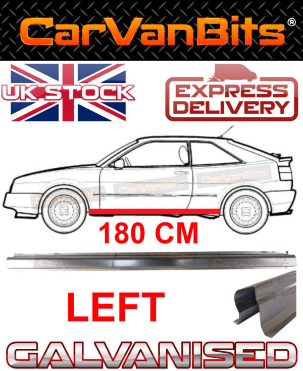 For Vw Volkswagen Corrado 87 95 Coupe Sill Repair Body Rust Outer Panel Left 374374566776