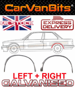 For Bmw 3 E30 82 87 2 Door Rear Inner Wheel Arch Repair Body Rust Wing Panel X2 374179383777