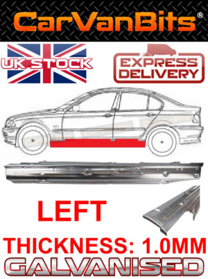 For Bmw 3 E46 98 05 Saloon Estate Full Sill Repair Body Outer Rust Panel Left 373654394157