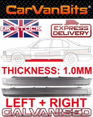 For Bmw 5 E34 87 96 Saloon Estate Full Sill Repair Panel Outer 10mm Thick Pair 375211750447