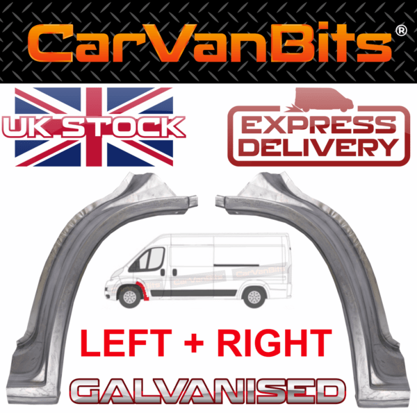 For Fiat Ducato Boxer Relay Jumper 06 Front Wheel Arch Repair Panel Sill Pair 375152628977