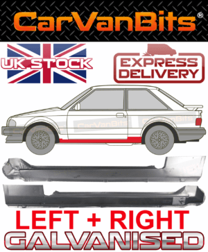 For Ford Escort Orion Mk3 Mk4 3d 80 90 Full Sill Repair Body Rust Panel Pair 375270020877