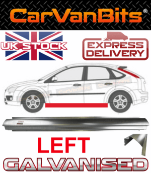 For Ford Focus 2 Mk2 Ii 03 10 Sill Repair Body Rust Outer Panel Left 375008011837