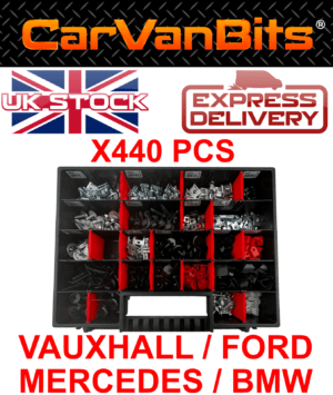 For Ford Focus Ii 2 C Max 1998 Full Rivet Clip Kit Fixing Clips Screws Set 375543908087