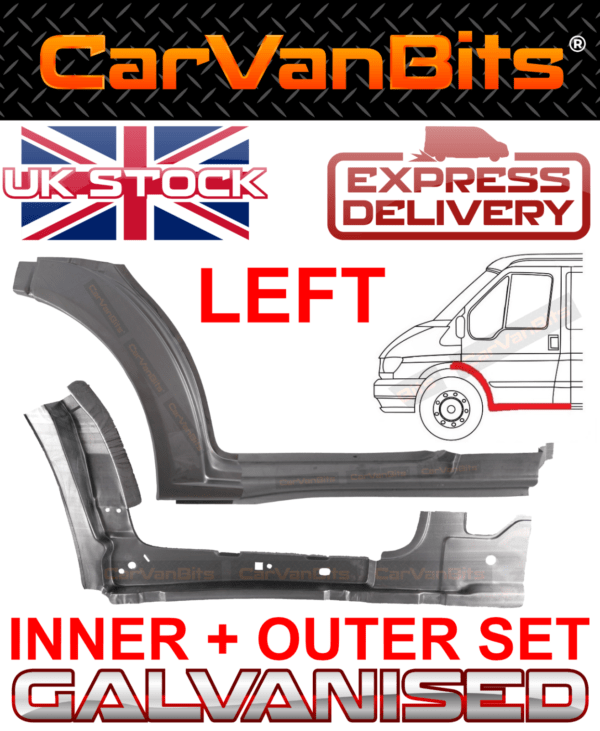 For Ford Transit Mk6 Mk7 00 13 Under Front Door Wheel Arch Sill Repair Panel Ns 375717755967