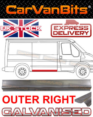 For Ford Transit Swb Mk6 Mk7 00 13 Side Body Repair Sill Rust Outer Panel Low 374368065557