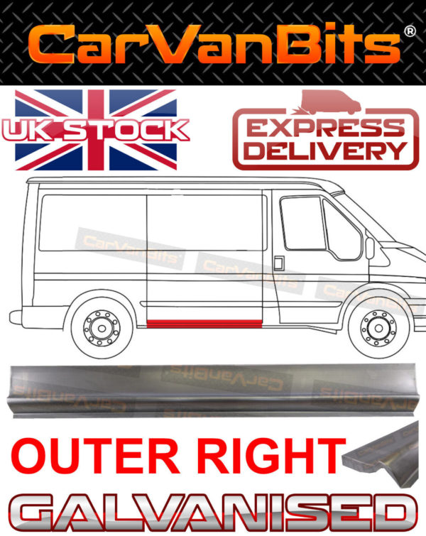 For Ford Transit Swb Mk6 Mk7 00 13 Side Body Repair Sill Rust Outer Panel Low 374368065557