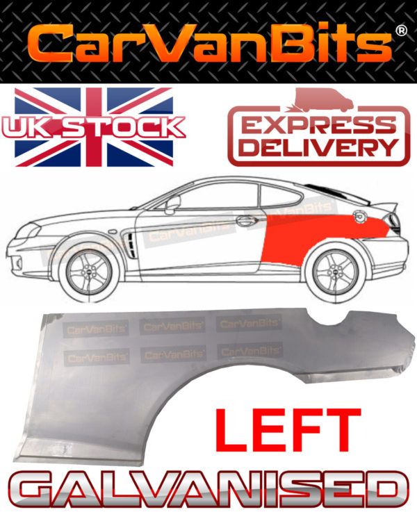 For Hyundai Coupe Gk 02 09 Rear Wheel Arch Wing Repair Body Rust Outer Panel Lef 374178871147