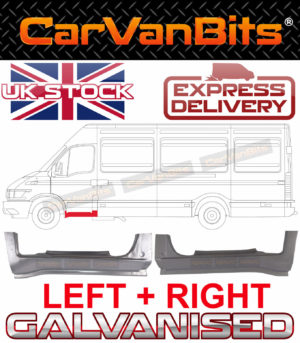 For Iveco Daily 98 14 Swb Mwb Lwb Under Front Door Sill Repair Body Panel Pair 374596025337