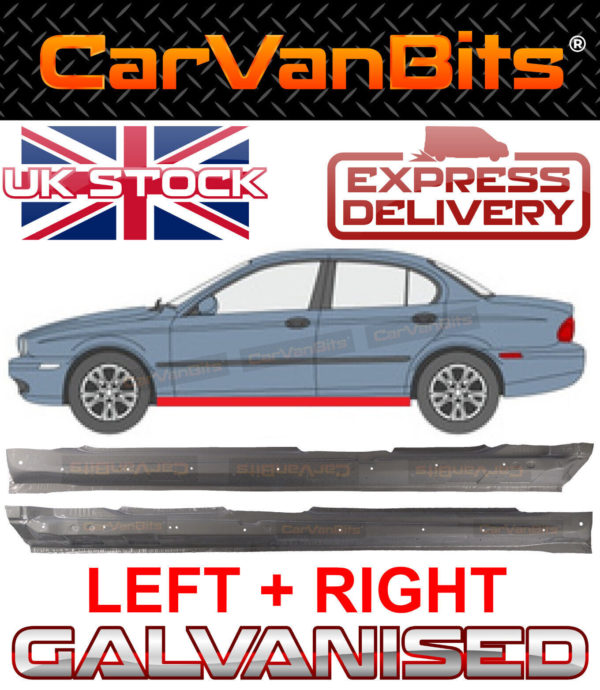 For Jaguar X Type 01 09 Full Sill Repair Body Rust Panel Pair 373198527697