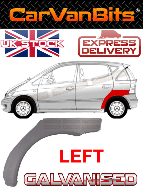 For Mercedes A Class W168 97 04 Rear Wheel Arch Repair Body Rust Outer Panel Lef 374259915837