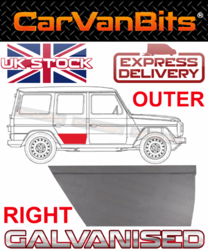 For Mercedes G Class W460 W461 W463 79 18 5d Rear Door Outer Sill Repair Panel R 375191108037