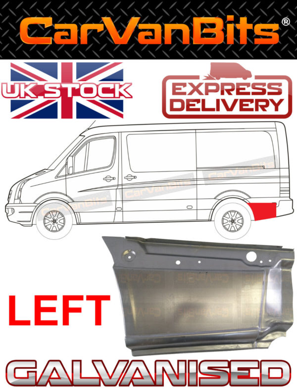 For Mercedes Sprinter Vw Crafter Mwb 06 18 Behind Rear Wheel Arch Repair Panel L 374409151187