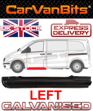 For Mercedes Vito Viano W639 03 14 Under Front Door Repair Sill Doorstep Panel L 374385126727