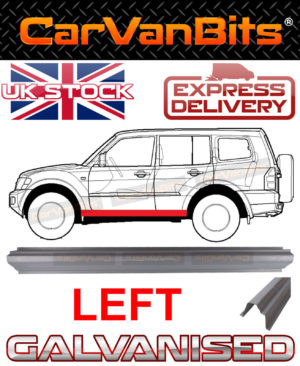 For Mitsubishi Pajero Montero 3 Iii 99 06 Sill Repair Body Rust Outer Panel Left 373198418237