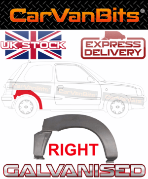 For Nissan Micra K11 3 Door 92 03 Rear Wheel Arch Repair Body Rust Panel Right 375177232117