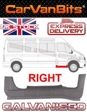 For Renault Master Vauxhall Movano Daily 9814 Under Front Door Sill Repair Panel 374186457127