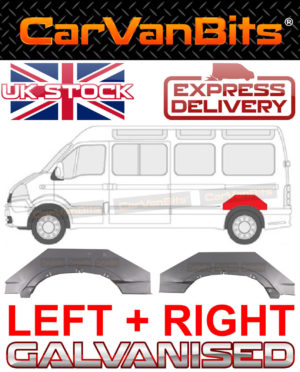 For Renault Master Vauxhall Movano Interstar 98 10 Rear Wheel Arch Repair Panel 373386379587