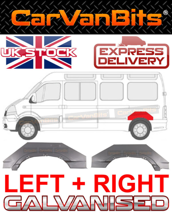 For Renault Master Vauxhall Movano Interstar 98 10 Rear Wheel Arch Repair Panel 373386379587