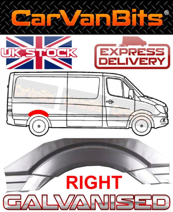 For Sprinter Vw Crafter 06 18 Rear Wheel Arch Repair Body Rust Outer Panel Low R 374226569947