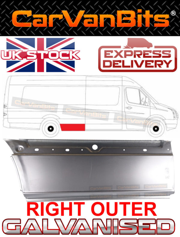 For Sprinter Vw Crafter Lwb Xlwb 06 18 In Front Of Rear Arch Repair Body Panel R 374115477437