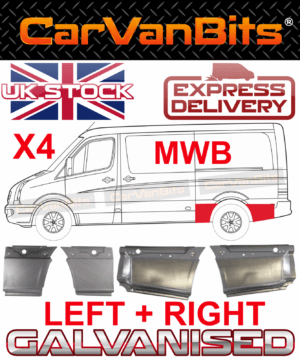 For Sprinter Vw Crafter Mwb 06 18 In Front Behind Rear Wheel Arch Repair Panel 4 375175733937