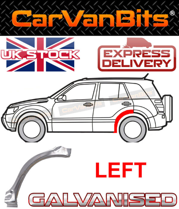 For Suzuki Grand Vitara 05 12 5d Rear Wheel Arch Repair Body Outer Panel Half Le 374185209677