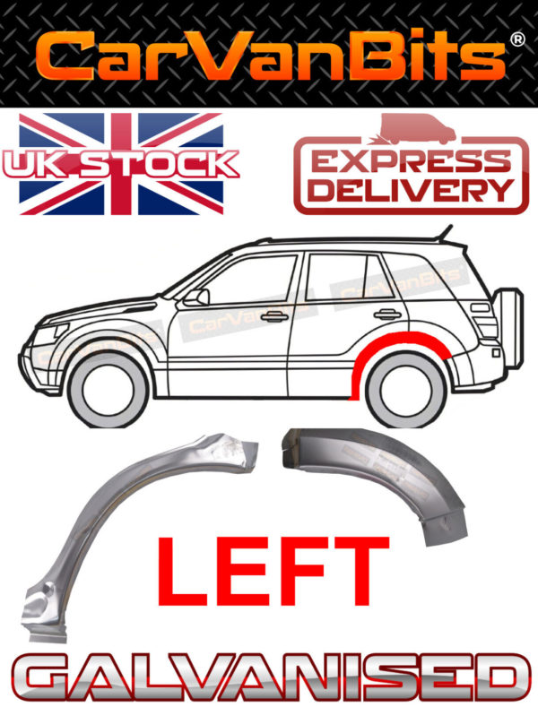 For Suzuki Grand Vitara 05 12 5d Rear Wheel Arch Repair Body Outer Panel X2 Left 374243568847